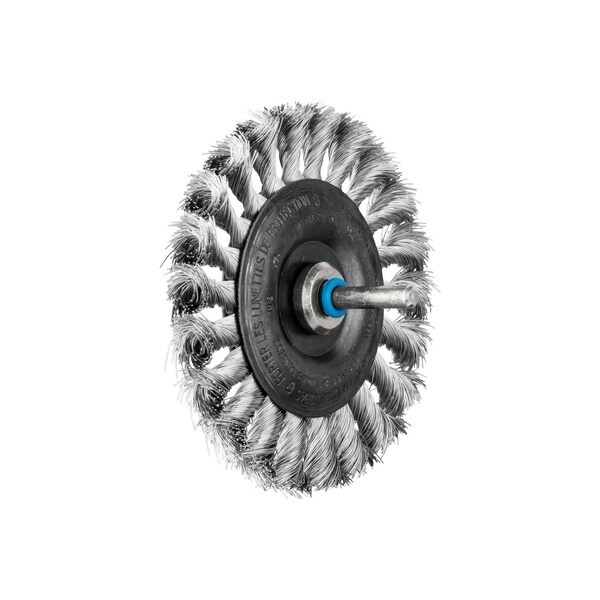 Pferd Standard Knot Wheel, .014SS, 1/4" Shnk, 4 82922 - main
